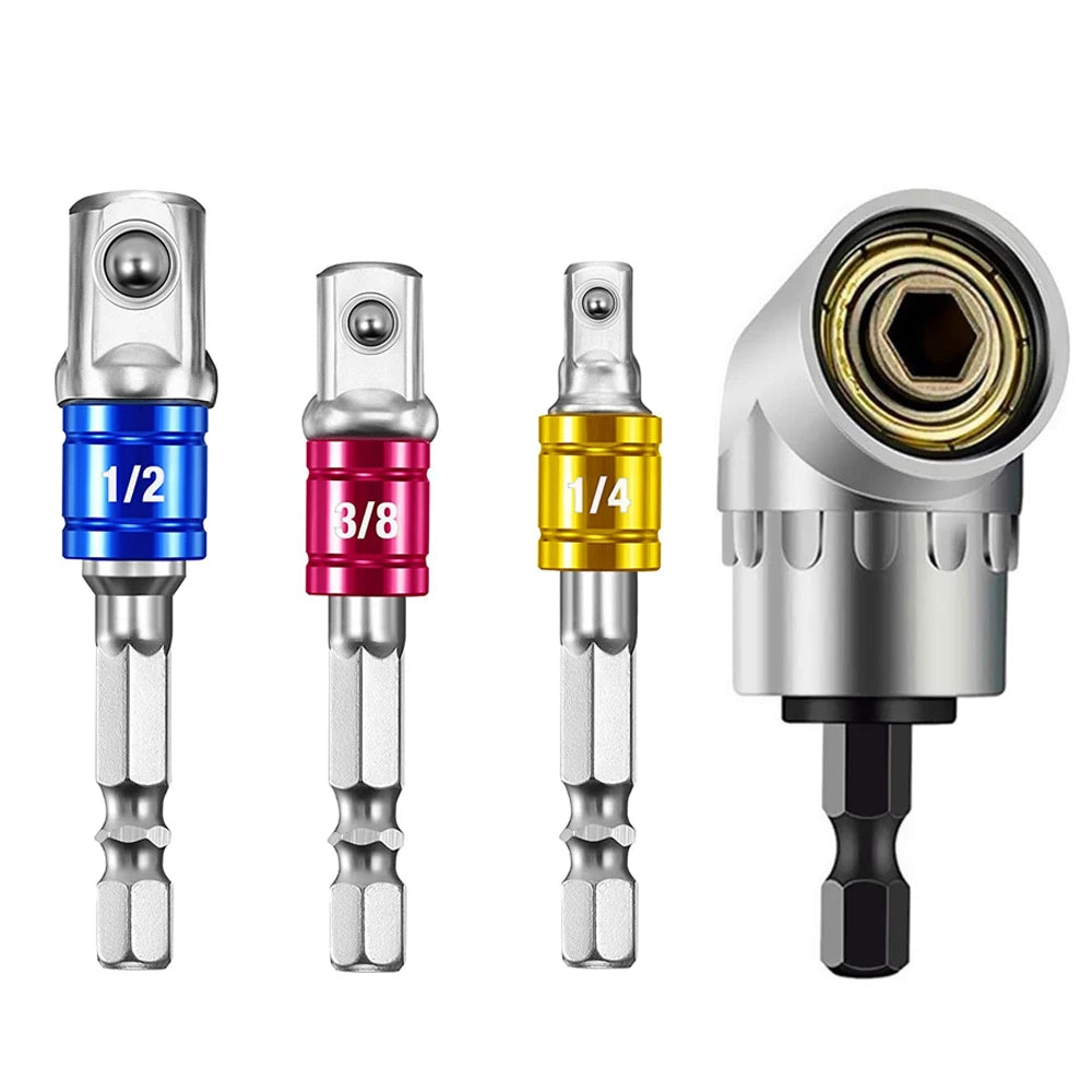 Impact-Grade Right Angle Drill Socket Adapter