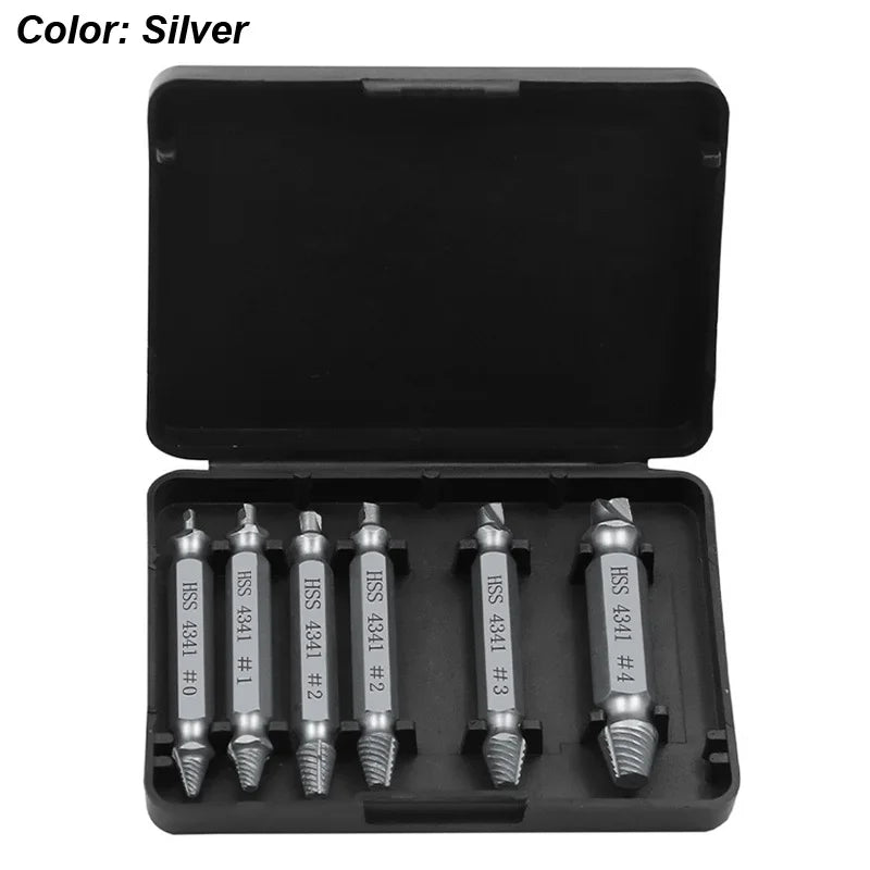 Stripped Screw Extractor Drill Bit Set