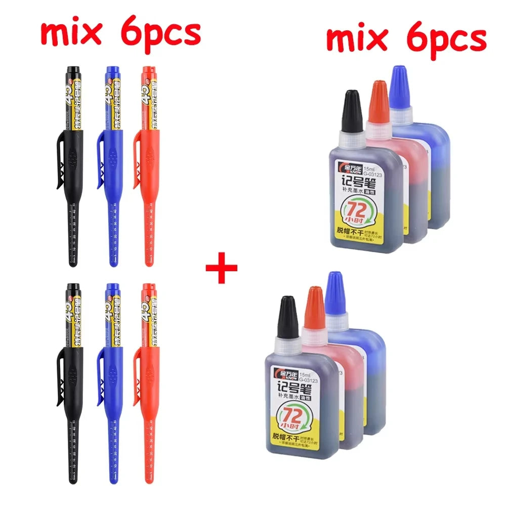 Deep Hole Carpenter Marking Pen