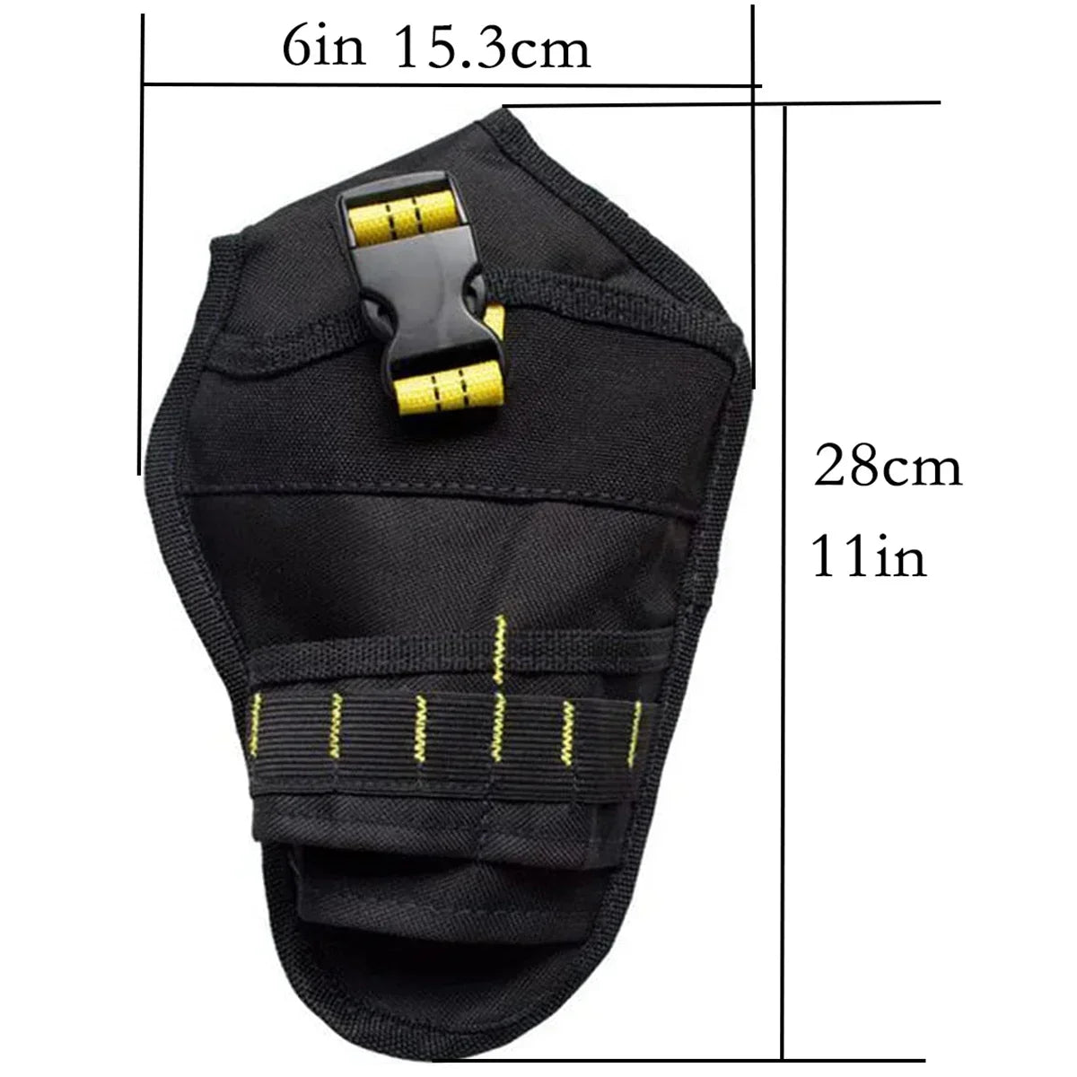 Cordless Drill Belt Holster with Metal Clip