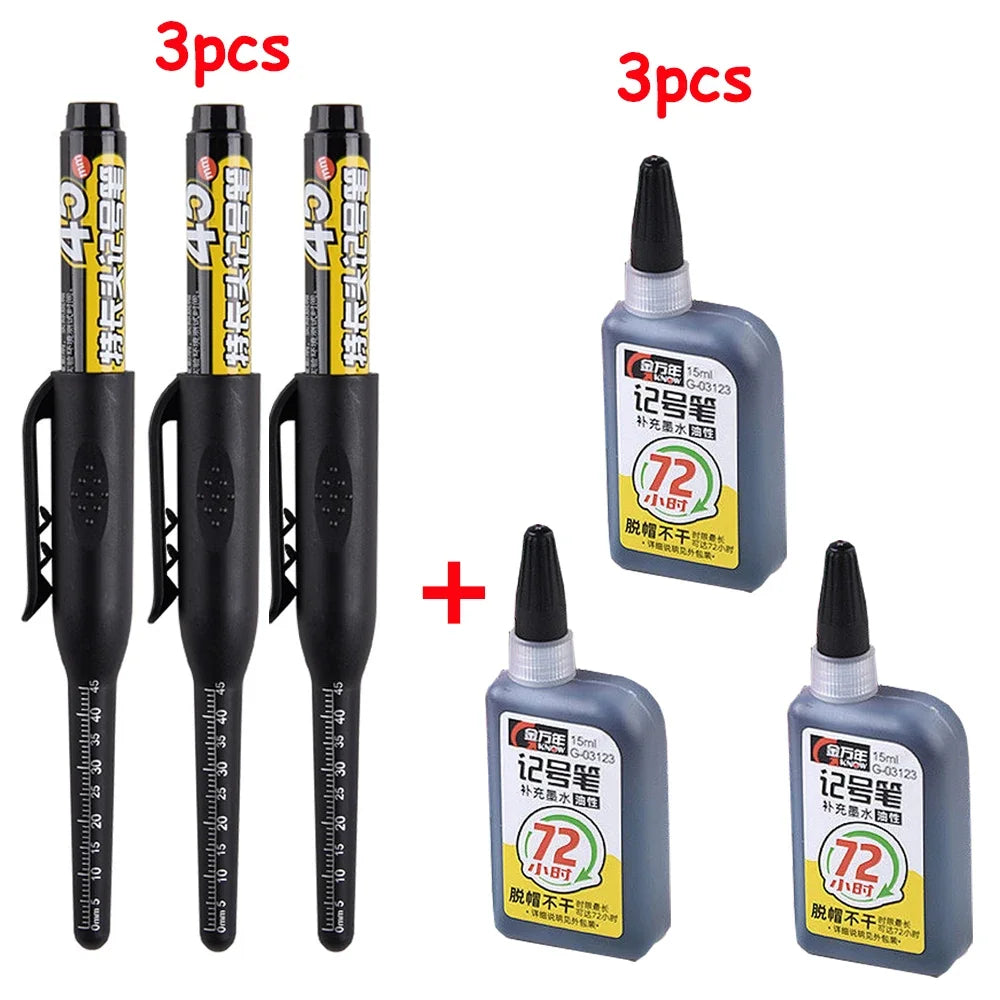 Deep Hole Carpenter Marking Pen