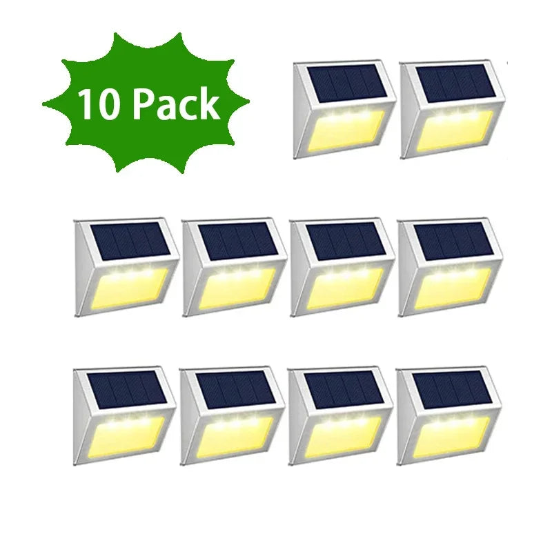 Stainless Steel Solar LED Deck and Stair Lights
