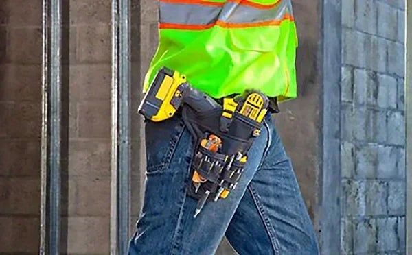 Cordless Drill Belt Holster with Metal Clip