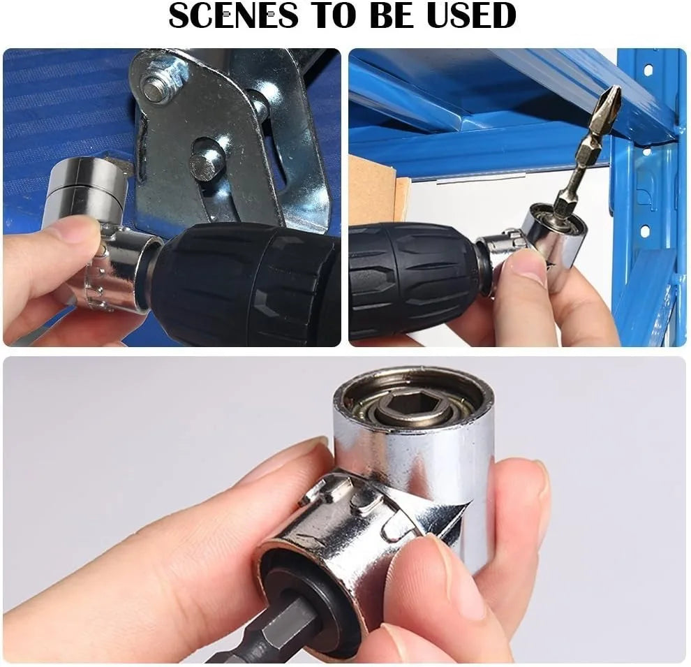 Impact-Grade Right Angle Drill Socket Adapter