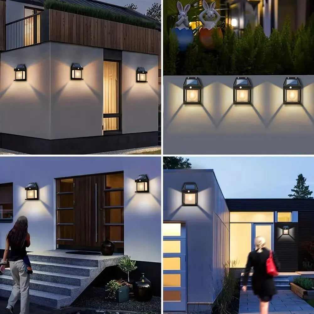 Solar Wall Light with Motion Sensor