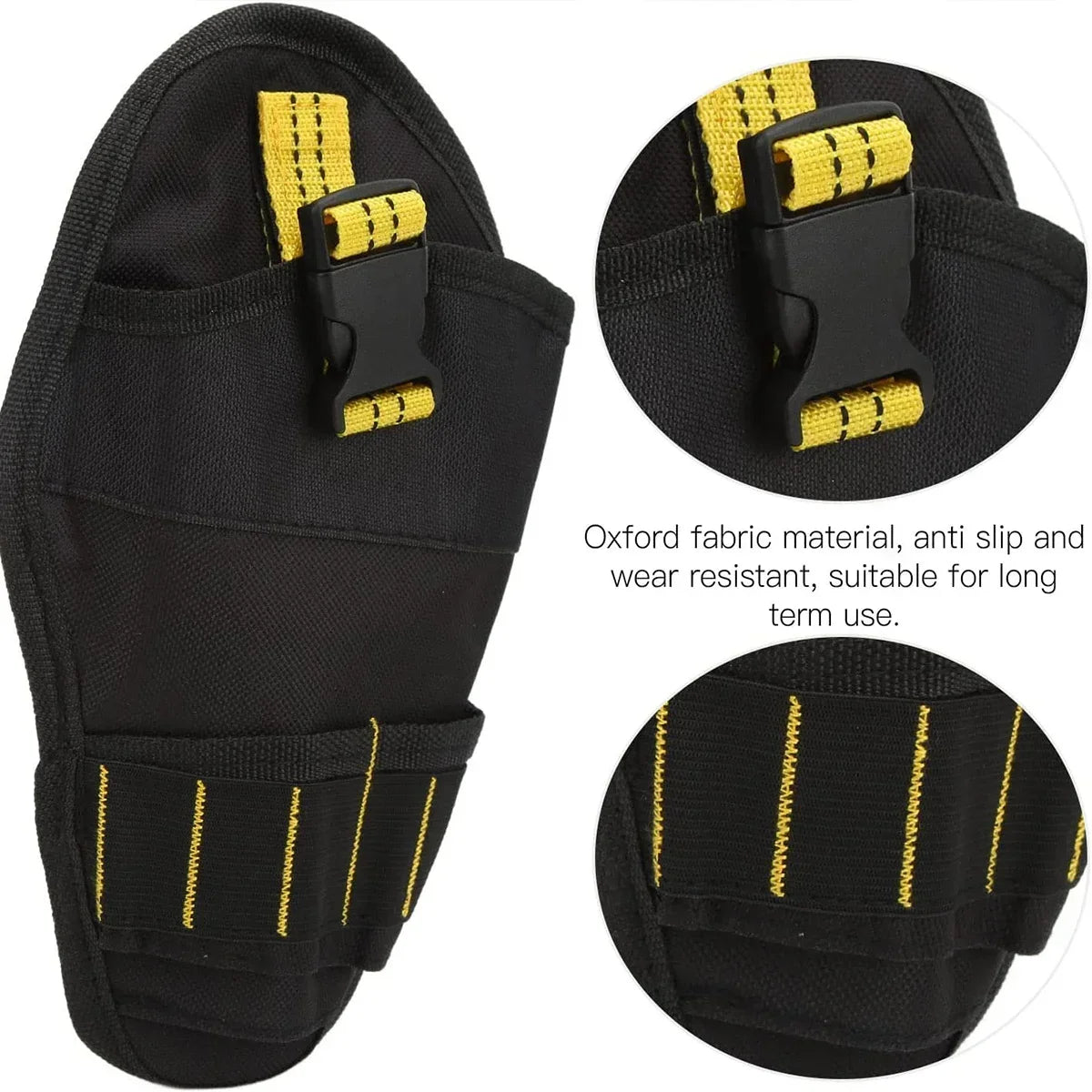 Cordless Drill Belt Holster with Metal Clip