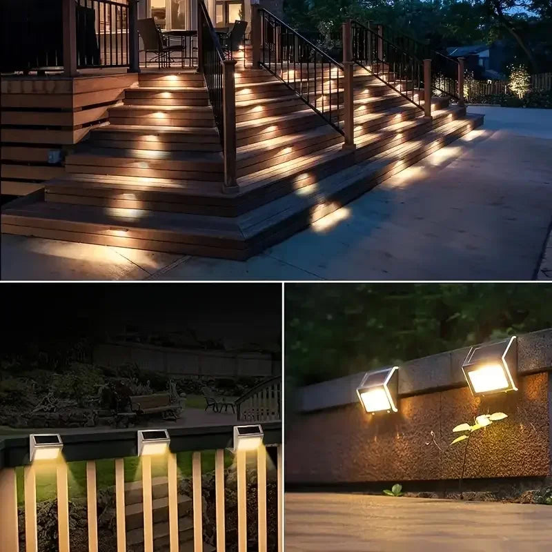 Stainless Steel Solar LED Deck and Stair Lights