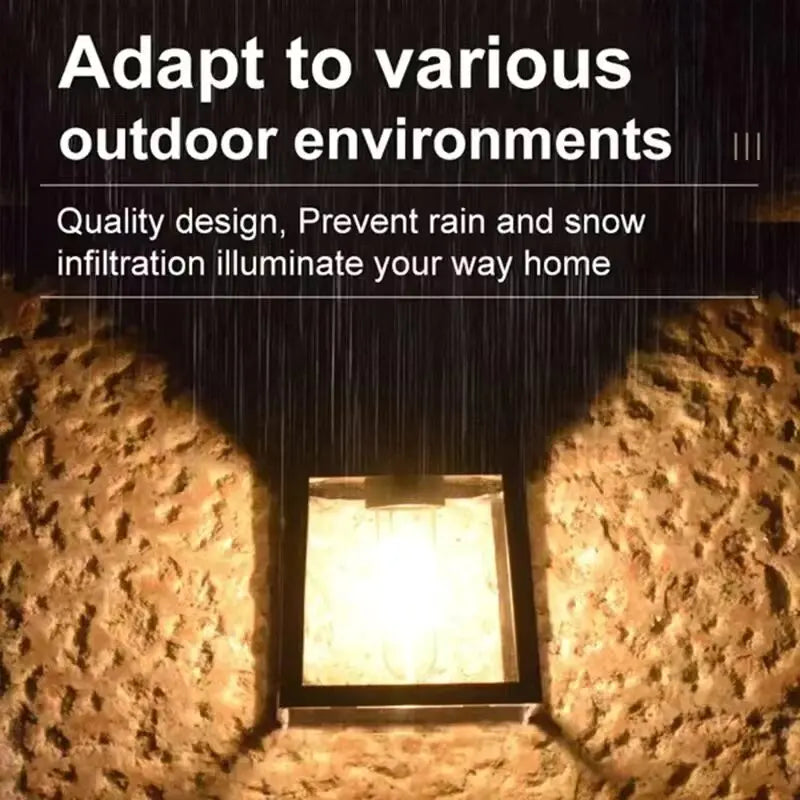 Solar Wall Light with Motion Sensor