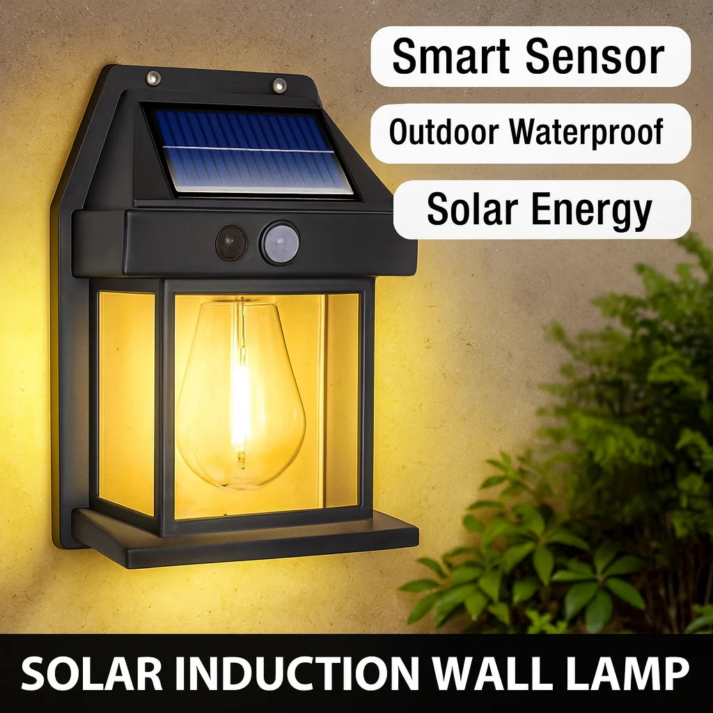 Solar Wall Light with Motion Sensor
