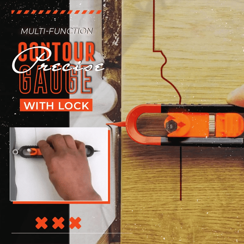 Locking Contour Gauge Profile Duplicator