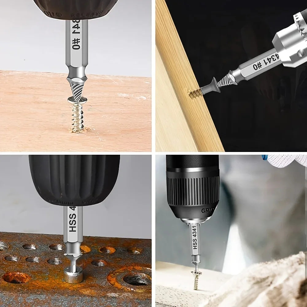 Stripped Screw Extractor Drill Bit Set