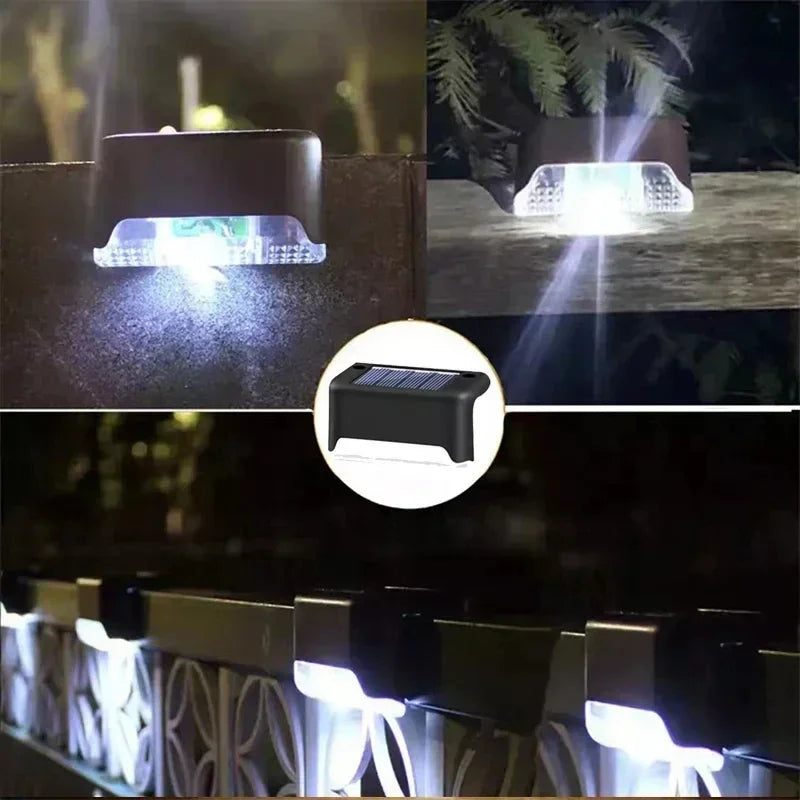 Solar LED Step and Patio Deck Lights