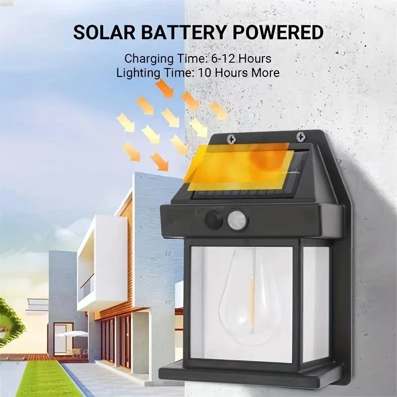 Solar Wall Light with Motion Sensor