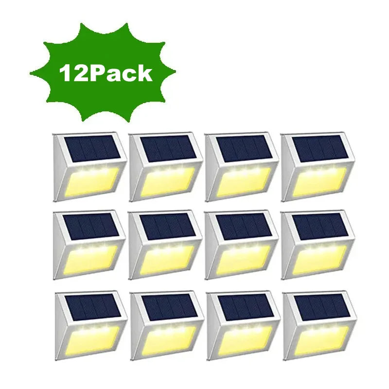Stainless Steel Solar LED Deck and Stair Lights