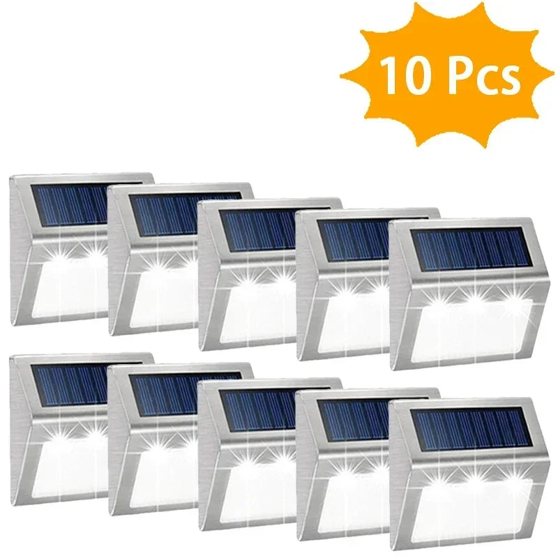Stainless Steel Solar LED Deck and Stair Lights
