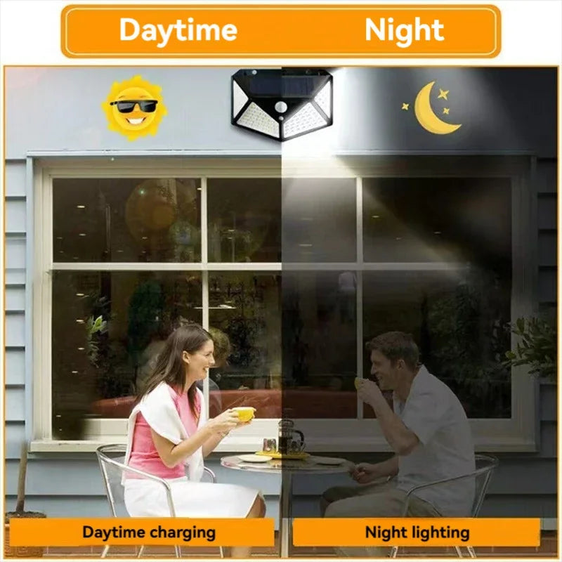 Solar Motion Security LED Wall Light