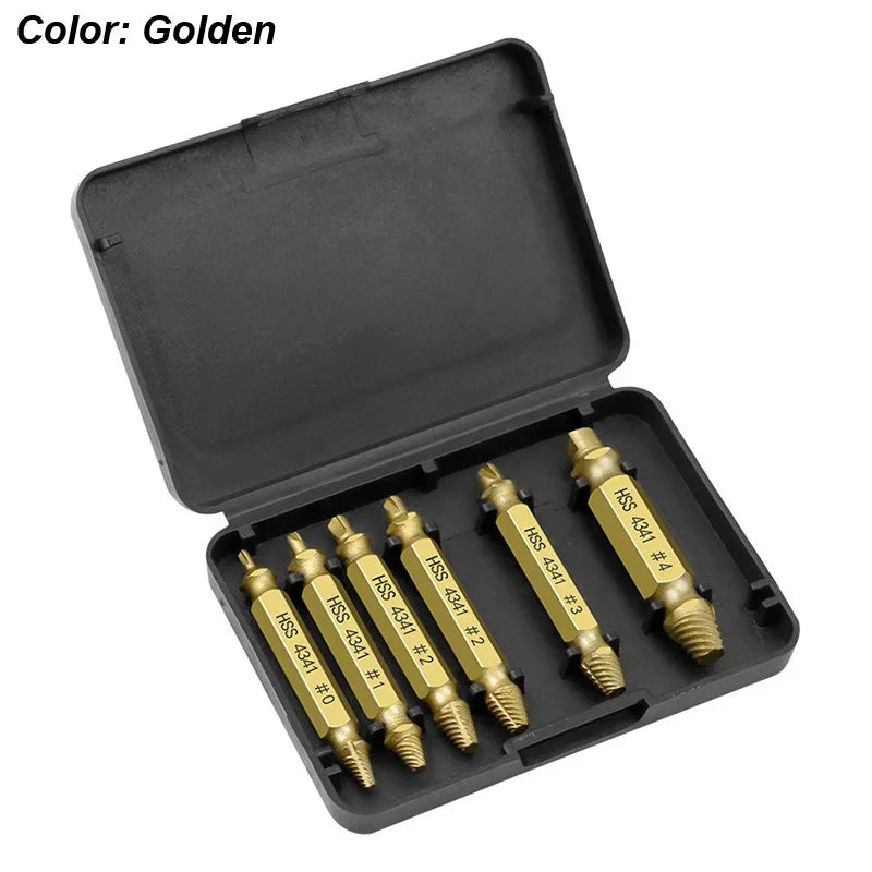 Stripped Screw Extractor Drill Bit Set