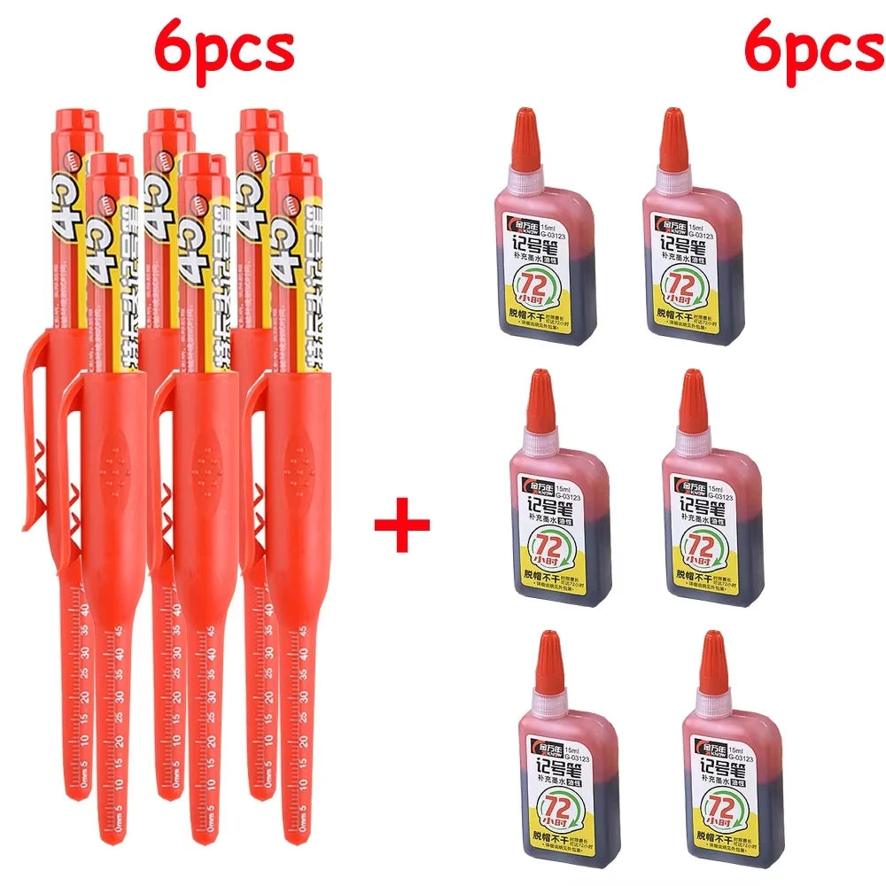 Deep Hole Carpenter Marking Pen