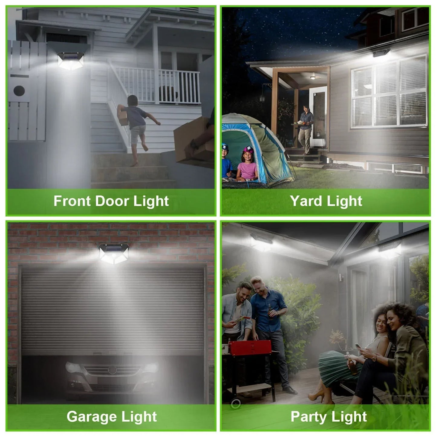 Solar Outdoor Spotlight with Motion Sensor