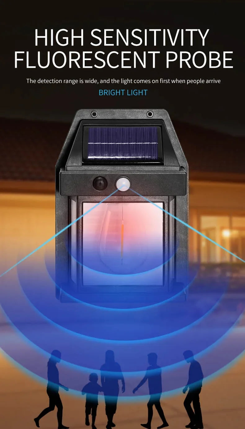 Solar Wall Light with Motion Sensor