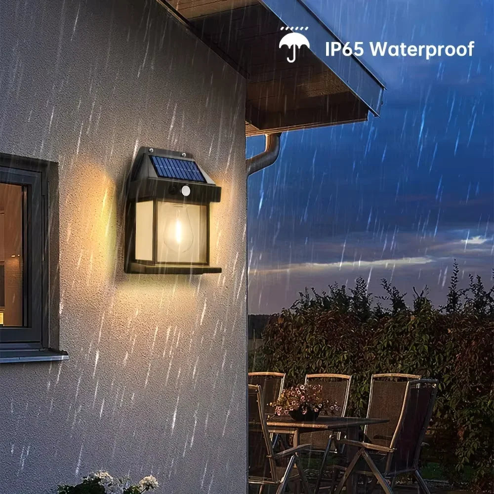 Solar Wall Light with Motion Sensor