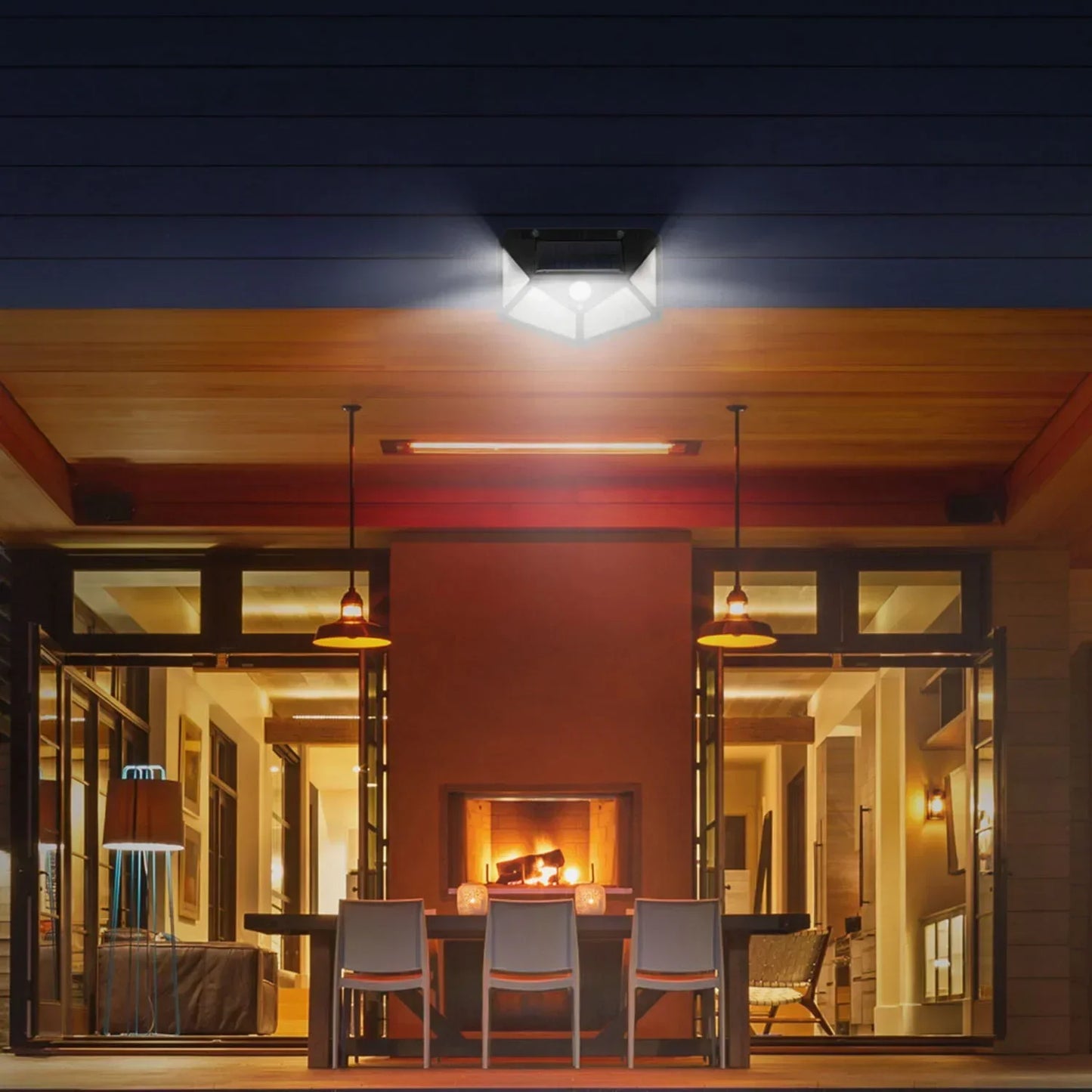 Solar Outdoor Spotlight with Motion Sensor