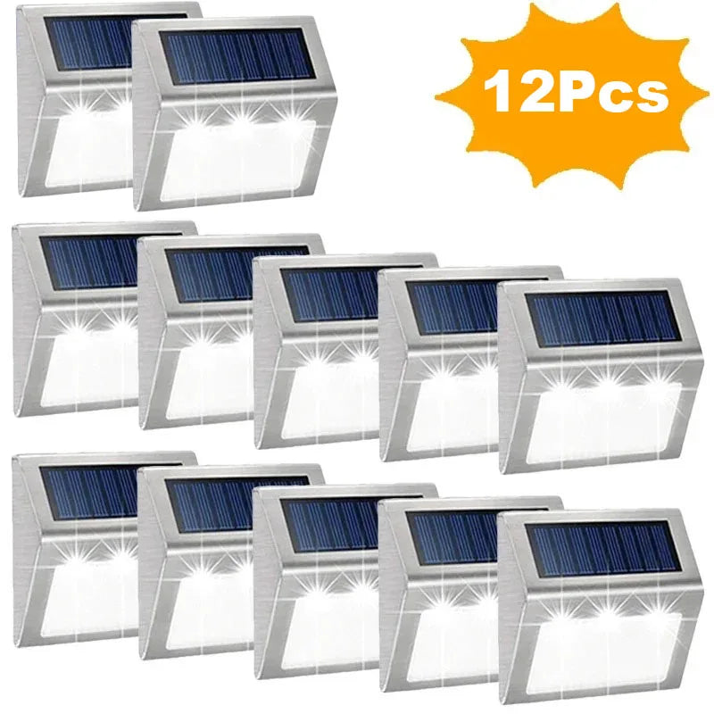 Stainless Steel Solar LED Deck and Stair Lights