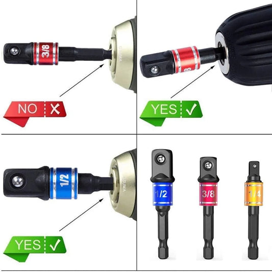 Impact-Grade Right Angle Drill Socket Adapter