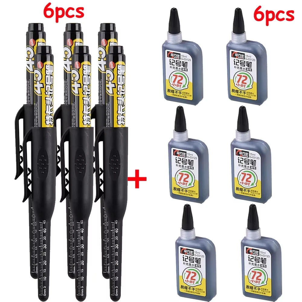 Deep Hole Carpenter Marking Pen