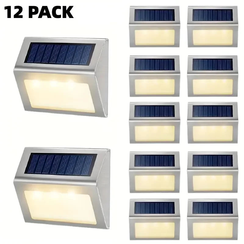 Stainless Steel Solar LED Deck and Stair Lights