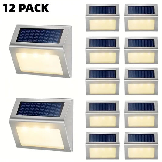 Stainless Steel Solar LED Deck and Stair Lights