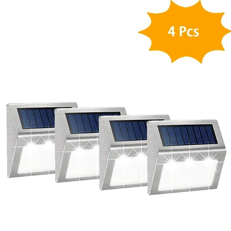 Stainless Steel Solar LED Deck and Stair Lights