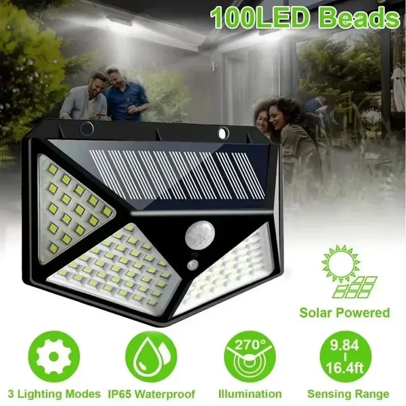 Solar Motion Security LED Wall Light