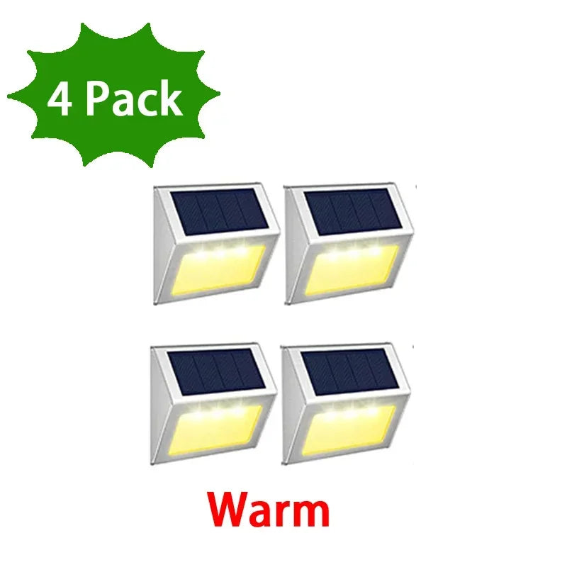 Stainless Steel Solar LED Deck and Stair Lights