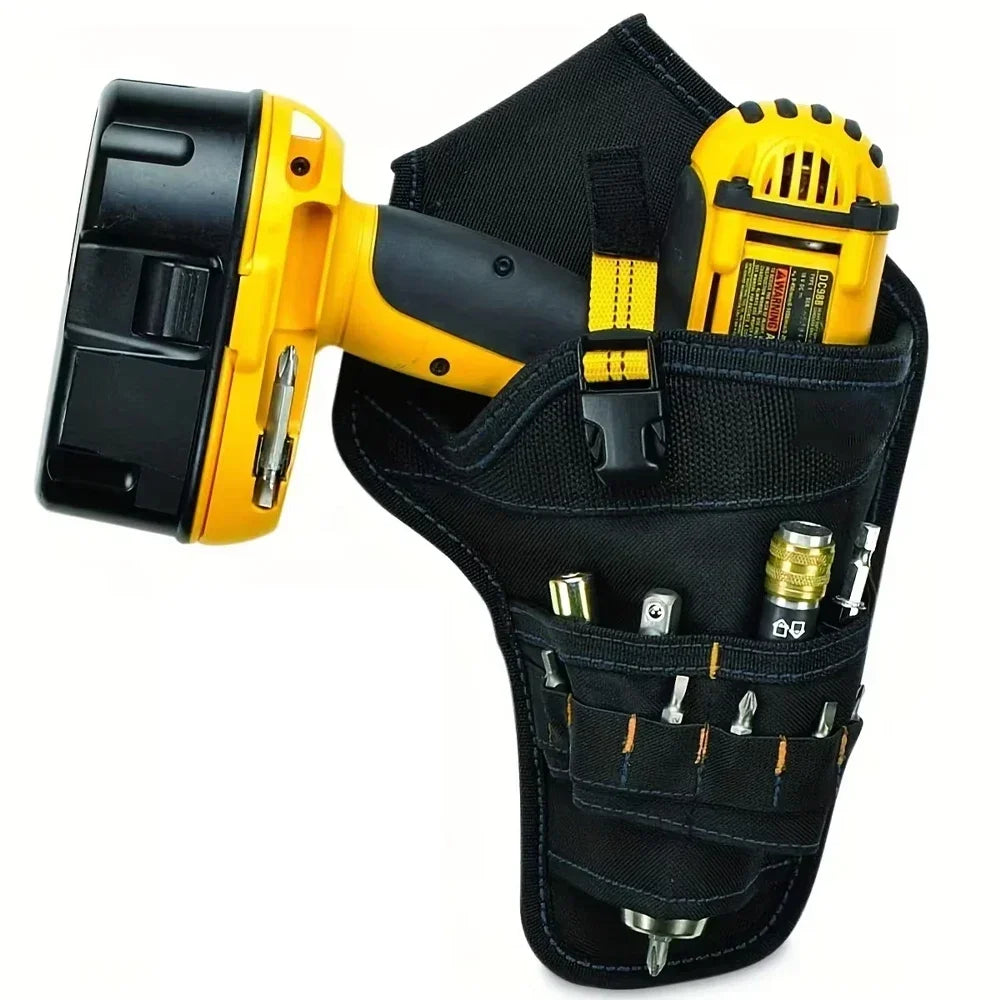 Cordless Drill Belt Holster with Metal Clip